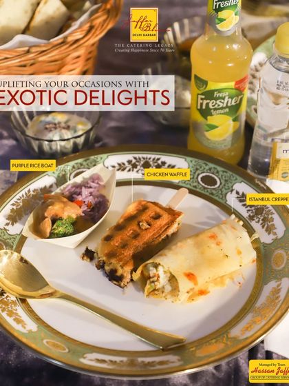 A closer look at our exotic delights. This offering demonstrates our flair for fusion cuisine, combining different culinary traditions to create unique and memorable bites for your guests.