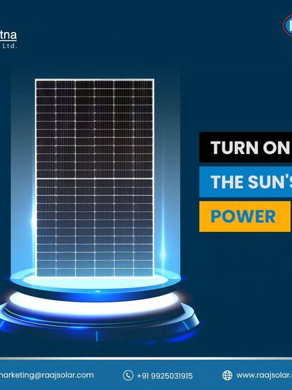 Raaj Solar - Utility-Scale & Industrial Solar Projects Our Advanced Solar Modules photo 37