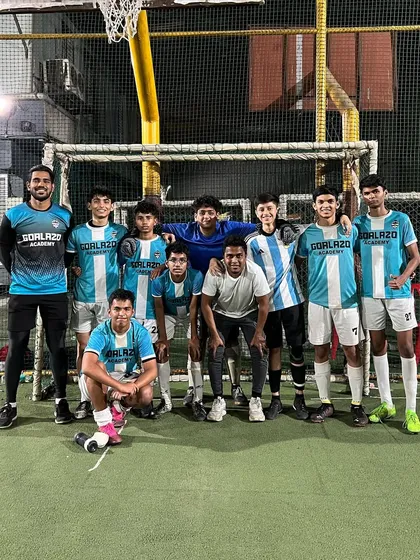 The Under-17 team with their coaches. We are proud of the young men they are becoming, on and off the pitch.
