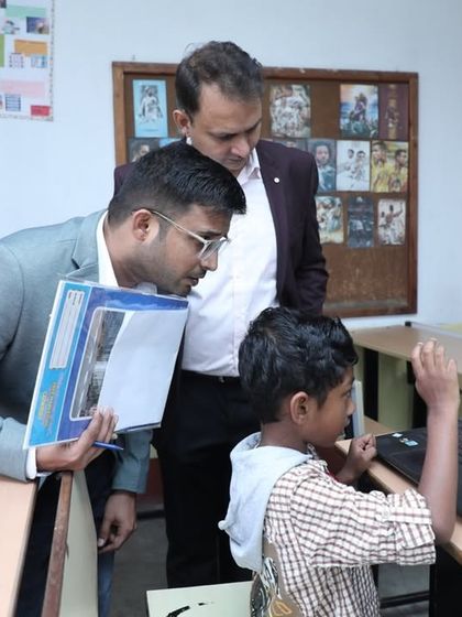 A young coder presents his work to judges at our RW2024 competition. Early exposure to technology is key, and our programs provide the platform for kids to turn their interest into a superpower.