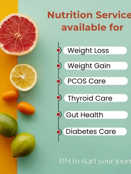 Our nutrition services are designed to address the specific health concerns women face. This shows the range of support we offer, from personalized plans for weight management and gut health to specialized care for PCOS, thyroid issues, and diabetes. We focus on creating a plan that works for your body and lifestyle.