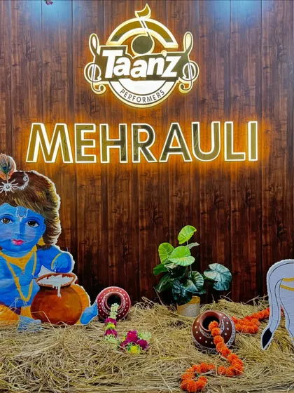 We love celebrating festivals with art. Our studio gets a complete festive makeover for occasions like Janmashtami, creating an immersive and joyful environment for our special workshops.