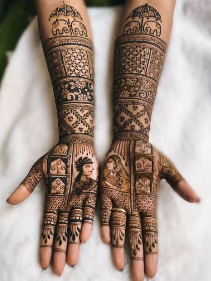 Mohak Mehendi - Professional Mehndi Artistry Personalized Storytelling Mehndi photo 13