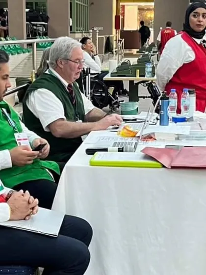 As a certified international jury member, we are right there where the action happens. This experience at the Al Ain 2023 World Cup helps us train our shooters with precise knowledge of the rules.