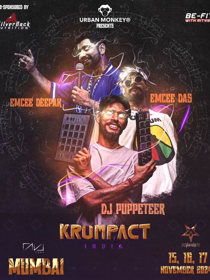 The official announcement for Krumpact India, where I served as the DJ for the 2 on 2 All Styles battle alongside two amazing emcees.