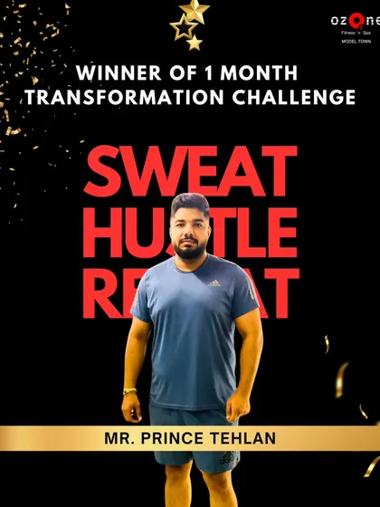 We celebrate commitment and results. This is one of the proud winners from our 1-Month Transformation Challenge, showcasing what is possible with dedication and the right guidance from our expert trainers.