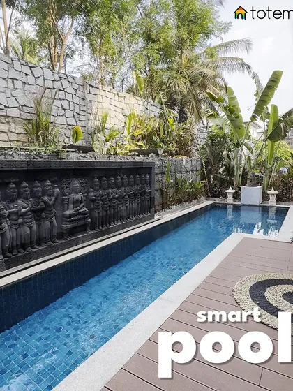 We extend smart living to your entire property. Imagine your pool water perfectly filtered and heated, ready for you on schedule, all managed automatically through our smart home ecosystem.
