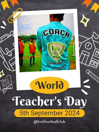 Happy Teacher's Day. We celebrate our coaches and everyone in the Kick FC family who teaches us valuable lessons on and off the field.