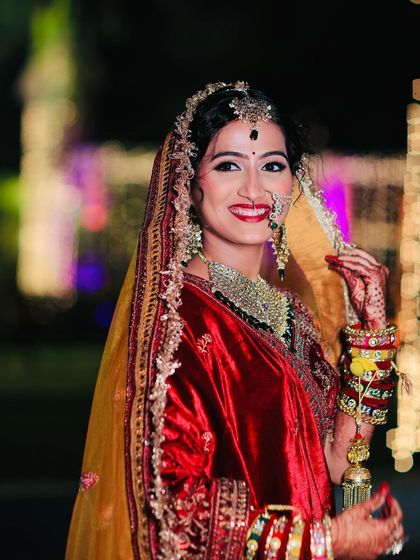 Mitali Jain - Bridal Makeup & Styling Classic Red & Gold Bridal Looks photo 14