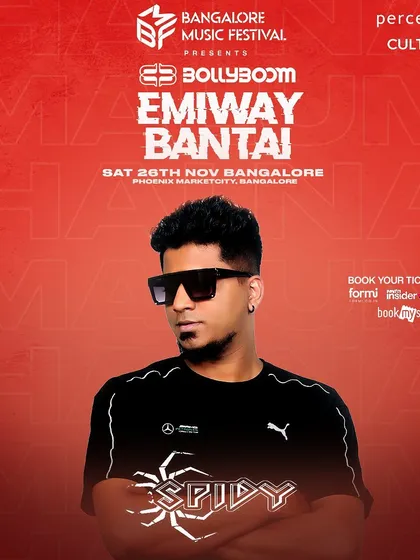 This poster for the Bangalore Music Festival, where I opened for Emiway Bantai, says it all. I'm booked for major music festivals and concerts, bringing my signature EDM and Bolly-tech sets to the biggest stages.