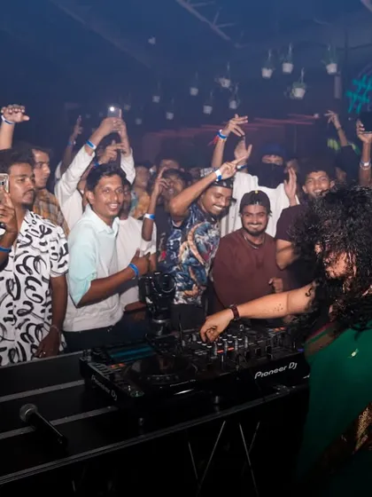 The crowd's energy is everything. This photo captures the incredible vibe at antiSOCIAL during a packed Drum and Bass night.