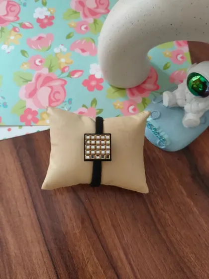 My collection of decorative elastic hair bands. Each one features a unique handmade centerpiece, including gotapatti, Kundan work, zardozi, and bead embroidery.