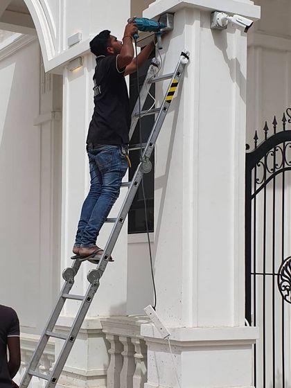 High Security One - CCTV & Security Camera Installation Professional Installation: On The Job photo 17