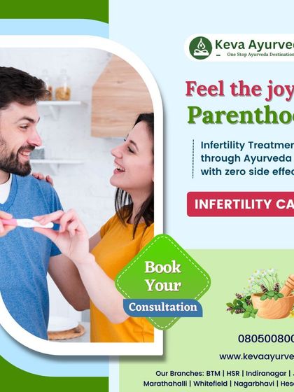 We offer infertility treatment through Ayurveda with zero side effects. Our approach focuses on restoring the body's natural balance to help you feel the joy of parenthood.