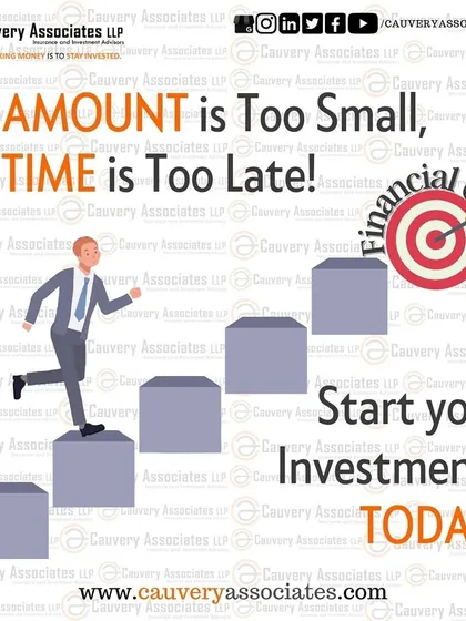 Do not feel that the amount you have is too small or that it is too late to begin. The most important step on the path to financial freedom is to start your investments today.