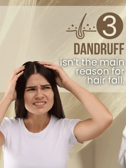 A common myth I hear is that dandruff is the main reason for hair fall. While an unhealthy scalp can contribute to hair issues, hair loss is often caused by more complex factors. I focus on identifying the true cause to provide a solution that works.