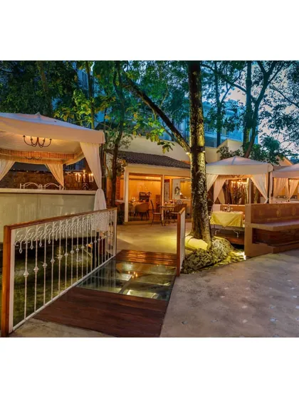 Our cabanas are thoughtfully arranged to ensure every guest feels they have their own private space, surrounded by the beauty of our gardens.