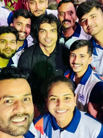 With India's Golden Boy, Neeraj Chopra. Being around champions inspires excellence, and I bring that same pursuit of peak performance to every athlete I work with.