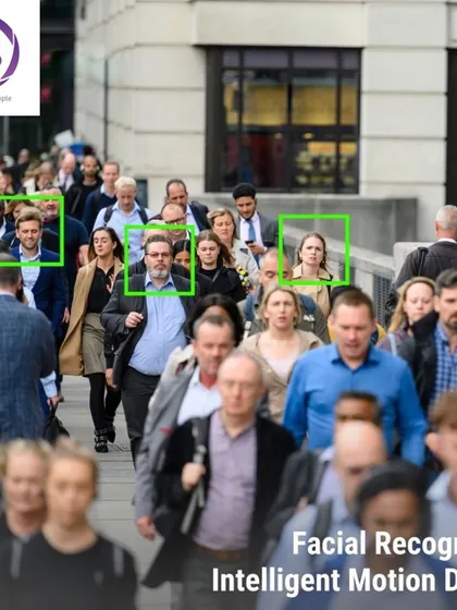 A demonstration of the facial recognition and intelligent motion detection capabilities of our AI-powered cameras. The system can identify and track specific individuals in a crowd, a feature essential for high-security commercial and public spaces.