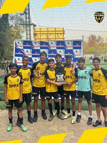 Our U15 team celebrating their Runners-Up trophy. Every tournament is a learning experience that fuels our hunger for the next one.