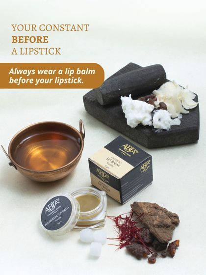 It is always a good practice to wear a lip balm before your lipstick. My balm acts as a protective layer against harmful chemicals while providing a smooth base.