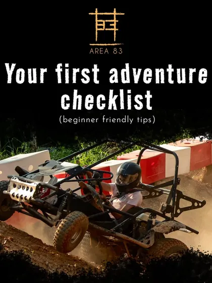 Here's your first adventure checklist. Save this post for your next visit to Area 83.