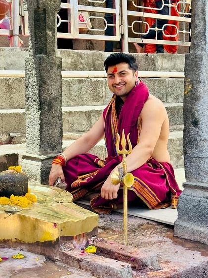 A moment of peace and prayer. My spiritual practice is a vital part of my daily routine.