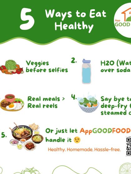 Here are 5 ways to eat healthy, or you can just let us handle it. We provide healthy, homemade, and hassle-free meals every day.