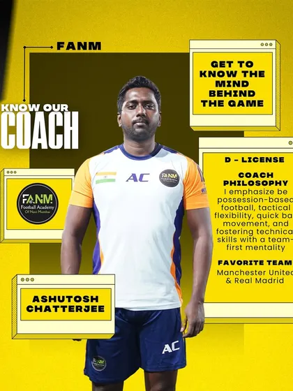 Get to know Ashutosh Chatterjee, another of our D-Licensed coaches. He specializes in possession-based football, tactical flexibility, and fostering technical skills with a team-first mentality.