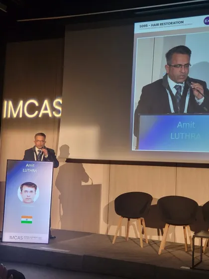 Sharing my knowledge on a global stage at the IMCAS World Congress in Paris. My international experience ensures the techniques and insights I bring to my training are current, world-class, and relevant to your practice.