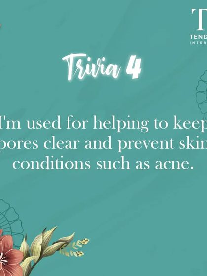 Skincare Trivia: I am used for helping to keep pores clear and prevent skin conditions such as acne. What am I? I am also used to remove makeup and dead skin cells. (Answer: Cleanser).