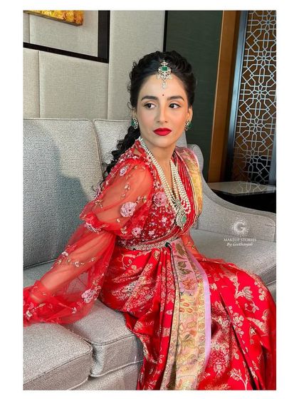 Geethanjali Venkatesh - Special Occasion Makeup Regal Reception & Sangeet Glam photo 73