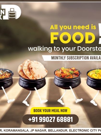 All you need is good food walking to your doorstep. This playful image illustrates my monthly subscription service, bringing different delicious dishes to you without you having to step out.