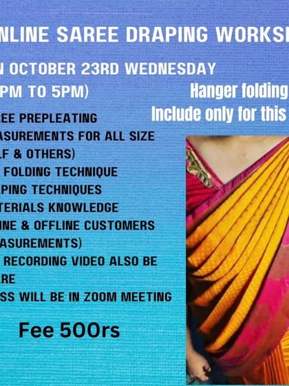 This workshop included hanger folding as a special complimentary technique for that specific class.