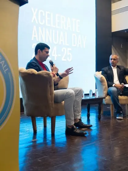 Mr. Mandar Tamhane, CEO of NEUFC, shares his insights during a Q&A session at our awards day. This provided an invaluable learning opportunity for our parents, children, and coaches.