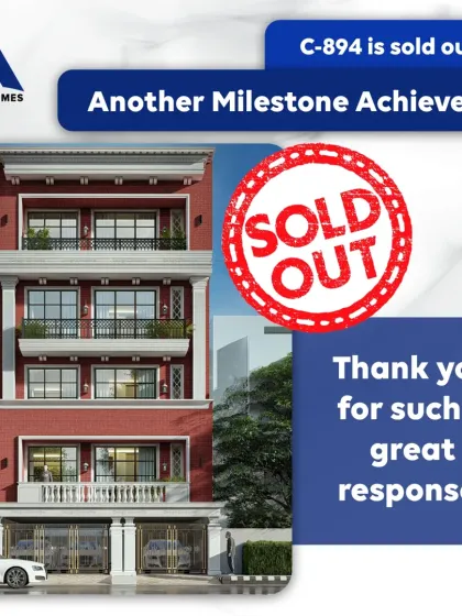 This is what success looks like. Announcing that our C-894 project in Sushant Lok is completely sold out is a proud moment. It’s proof that my model of building high-quality, luxury floors delivers solid returns for my landowner partners.