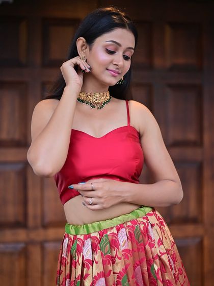 A graceful shot from the photoshoot.