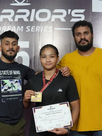 This is what happens when dedication meets guidance. Our 14-year-old prodigy, Sheza, after a dominant performance. We don't just teach moves; we build fighters and nurture the champion's mindset from a young age.