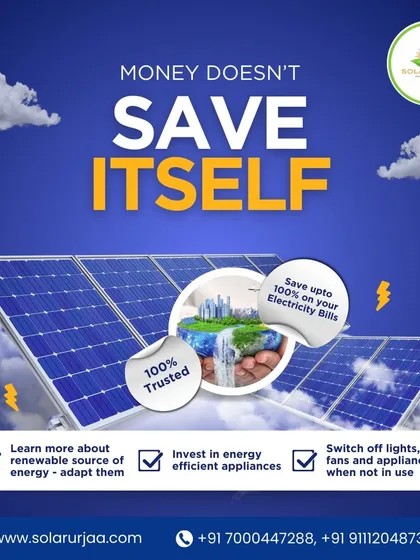 Money doesn't save itself. By investing in a renewable energy source like solar, you can save up to 100% on your electricity bills. We make it a trusted and reliable choice.
