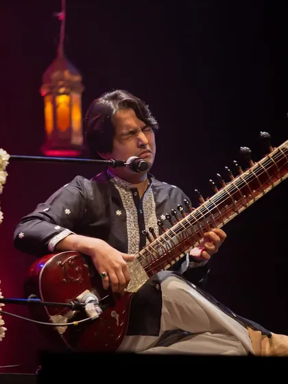 Performing at SHABD, a poetry festival by Spoken Fest. I chose to play a ghazal to connect the worlds of poetry and music.