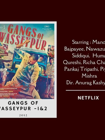 In the mood for a crime thriller? You can't go wrong with 'Gangs of Wasseypur'. Binge both parts back-to-back on Netflix in our private theatre for the full, immersive experience.