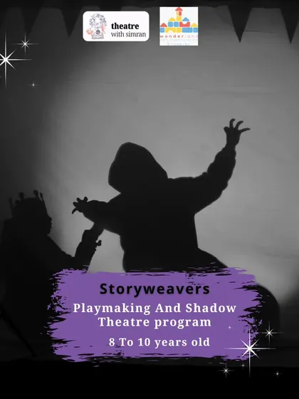 Our "Storyweavers" program combines playmaking and shadow theatre for 8 to 10 year olds, creating visually stunning productions.