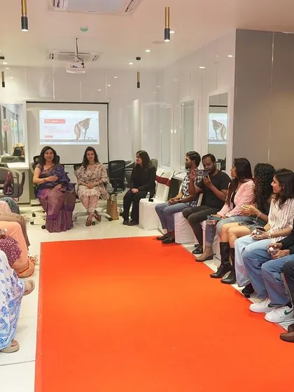 An interactive session during our HRBR launch event. We believe in creating a space for open dialogue between students, trainers, and industry leaders.