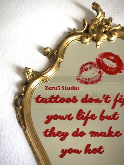 "Tattoos don't fix your life but they do make you hot." A fun post for Valentine's Day, because ink is a better gift than flowers.