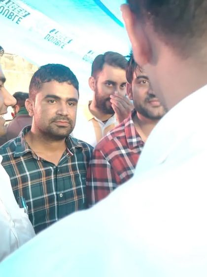 In conversation with wrestler Bajrang Punia at the Jantar Mantar protest. Listening to their struggle firsthand was a moving experience.