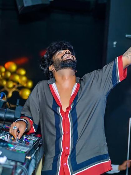 A moment of pure joy and release while performing at Mikachi Club, Pune.
