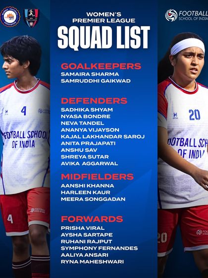 Meet our Women's Premier League Squad. A team of dedicated and talented players ready to take on the best.
