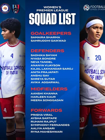 Meet our Women's Premier League Squad. A team of dedicated and talented players ready to take on the best.