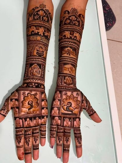 Kanha Mehandi - Bridal Mehndi Custom Storytelling & Portrait Mehndi photo 9