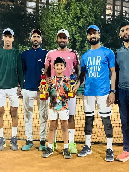 This is what hard work looks like. I am incredibly proud of my student, Pratham Sangwan, for his victory in the under 8 category and runner-up in the under 10 tournament. We train our players to compete and win.